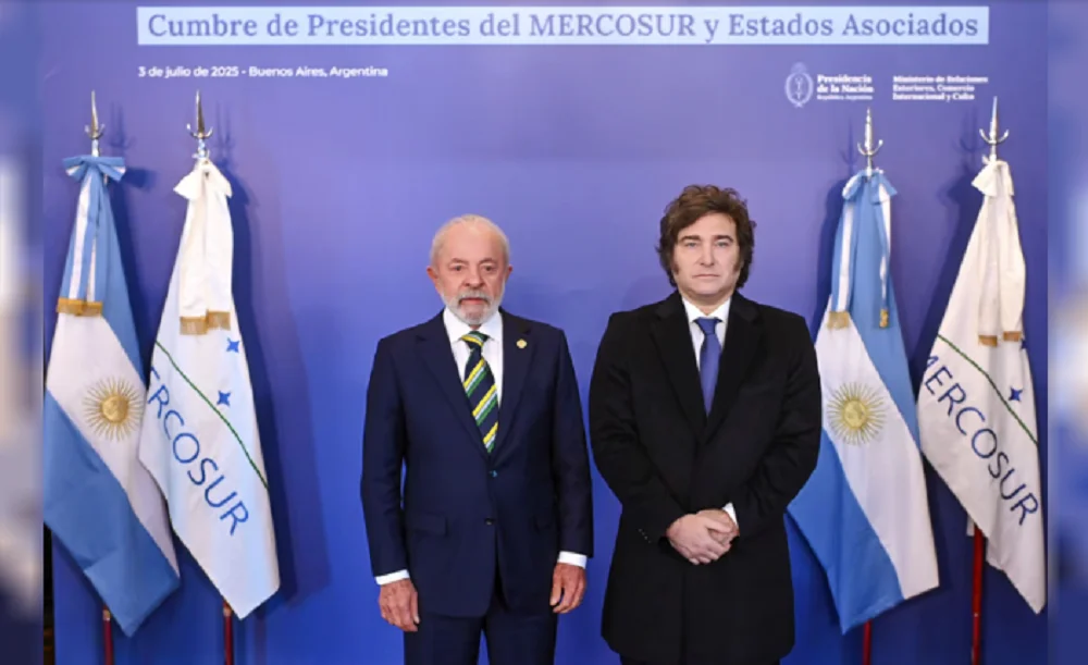 Milei y Lula